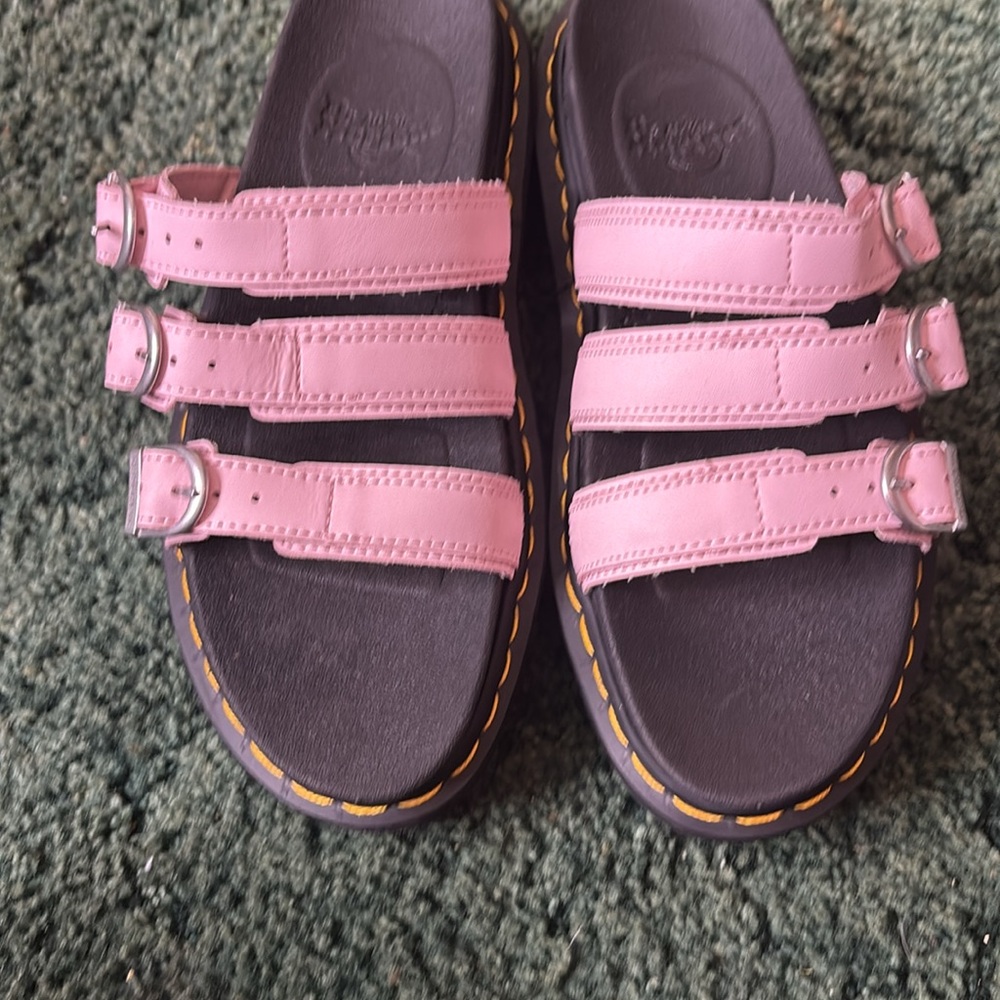 Dr. Martens Pink Sandals with Adjustable Straps - Picture 6 of 8